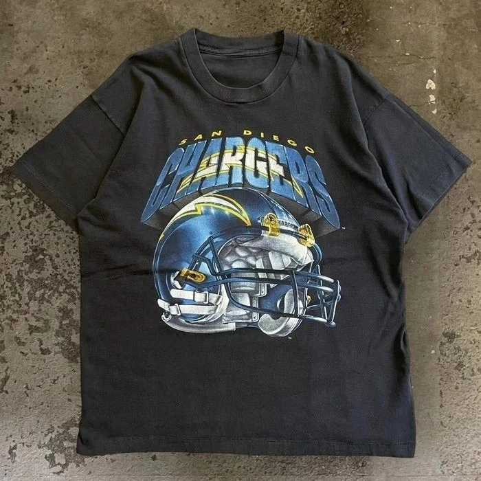 Camiseta con diseño de los San Diego Chargers de la NFL de los años 90, ropa para hombres y mujeres, campeones