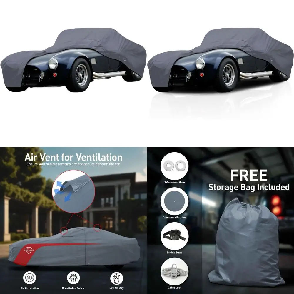 

Дышащий всепогодный чехол для автомобиля 1962-1967 годов выпуска с молнией, защищающий от царапин, пыли, солнца и дождя, для использования в помещении