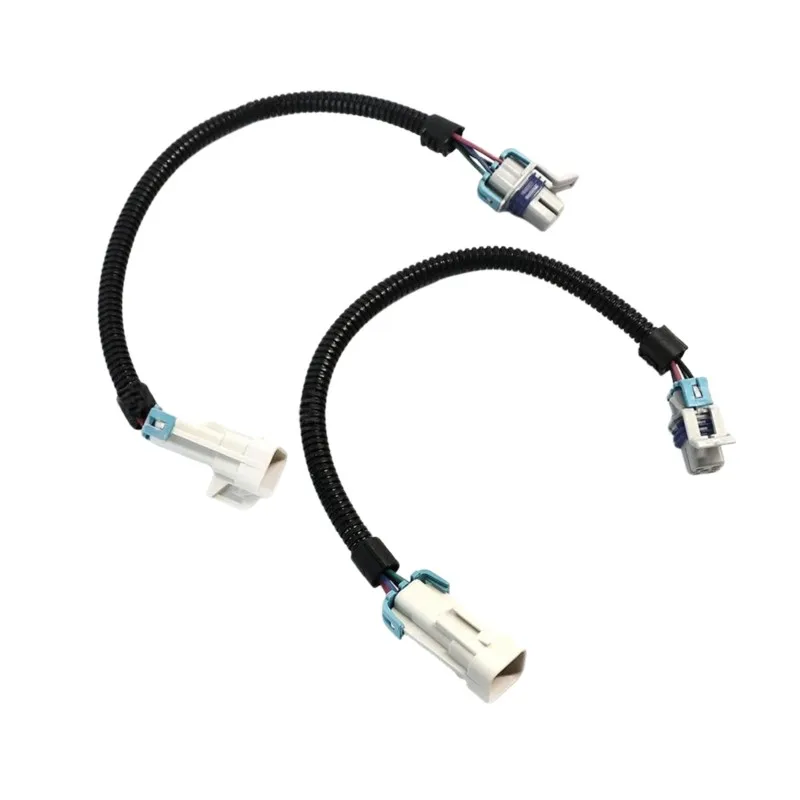 ABQB-For GM For LS1/LS2/LS6 O2 Oxygen Sensor Extension Harness Wires 2-Pack For Corvette C5/C6, GTO CTS-V, Camaro& Silver
