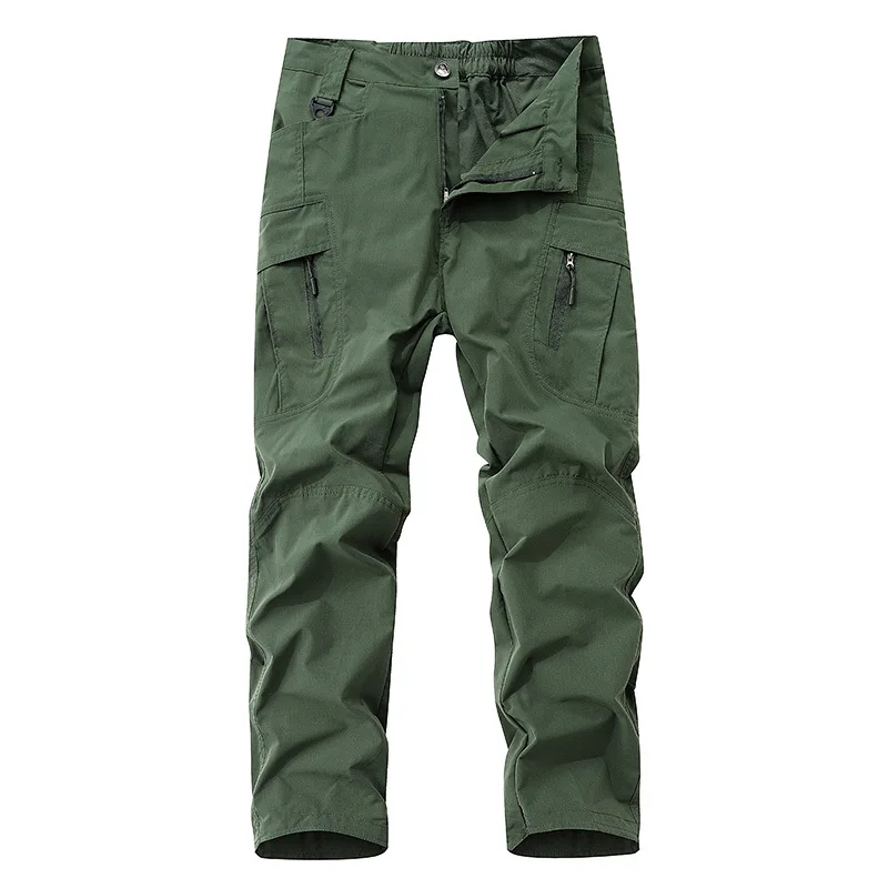 

Men's Retro Straight Leg Casual Pants 2026 Fashion Stretchy Relaxed Fit Work Cargo Trousers Multi-Pocket Streetwear Pant for Man