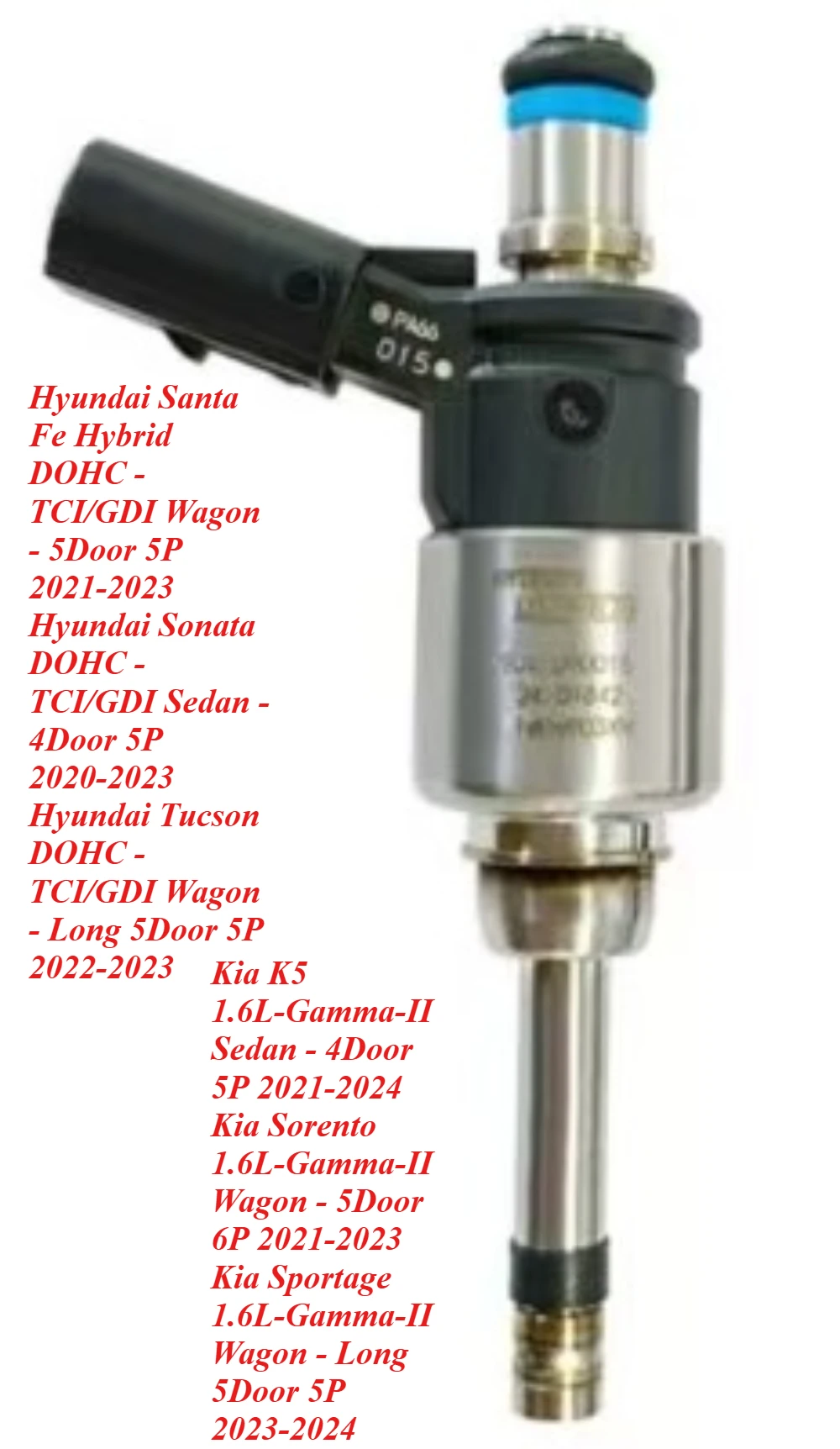 

New 35310-2M417 353102M417 35310 2M417 Fuel Injector Nozzle For 2020-2024 Hyundai Santa Fe Hybrid 20 Sonata Tucson Hybrid