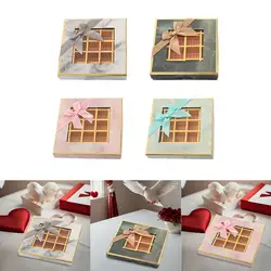 9/25 Grids Chocolate Display Box Trendy Candy Box for Wedding Holiday Valentines Day Christmas  Party Supplies