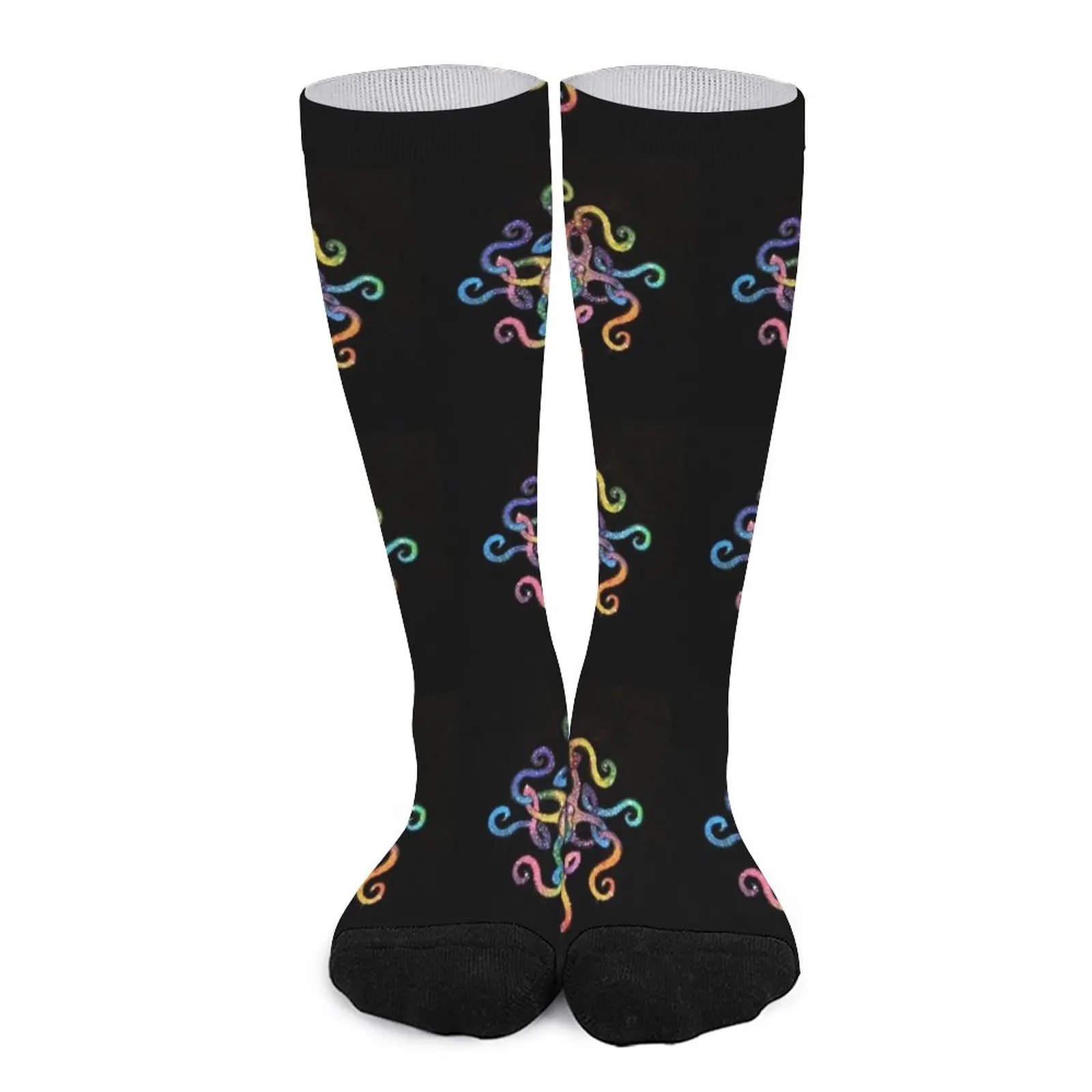 Cosmic Octopus Celtic Knot Socks essential Socks with print