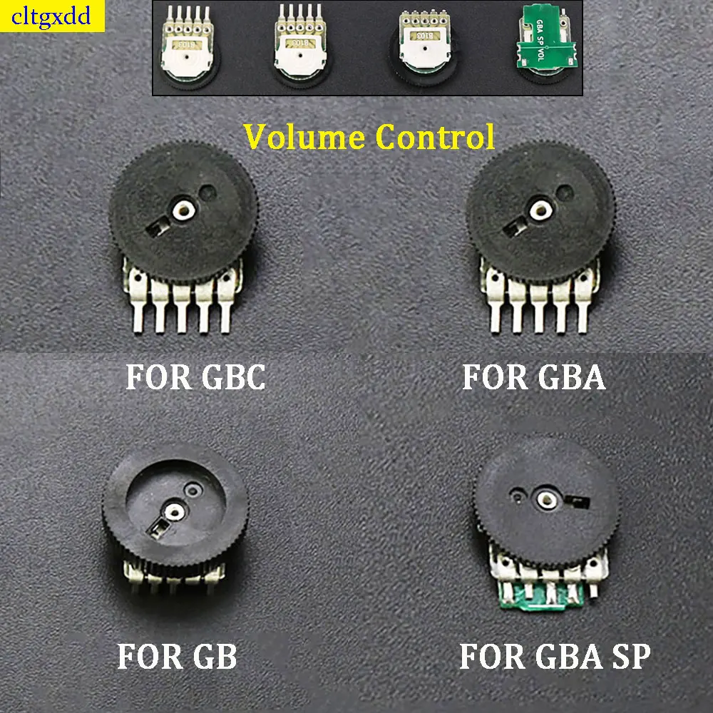 Cltgxdd 1-5 sztuk dla GB GBA GBC GBA SP wymiana potencjometru płyty głównej regulacja głośności przełącznik koła potencjometr płyty głównej