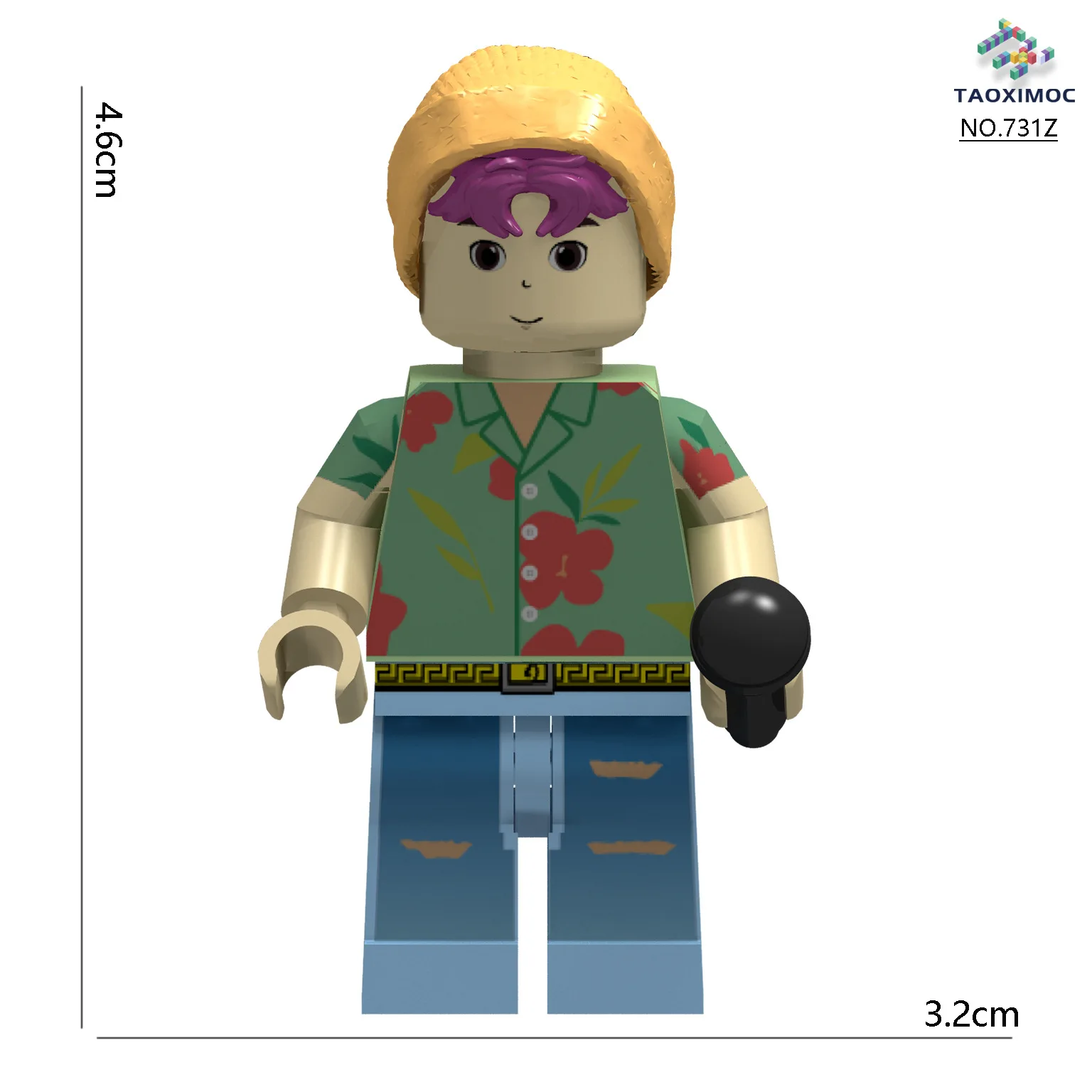 Nuevo producto: Equipo de hombres KPopDemon Hunters Ensambla bloques de construcción, Serie de juguetes para personas, Bloques de construcción, Juguetes de moda, Coreano M