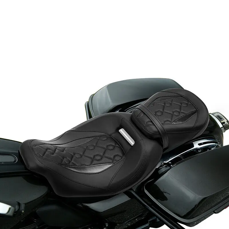 Motorcycle Driver Passenger Seat For Harley Touring Road King CVO Street Glide Road Glide Ultra Limited FLHTK FLHT 2009-2023 18