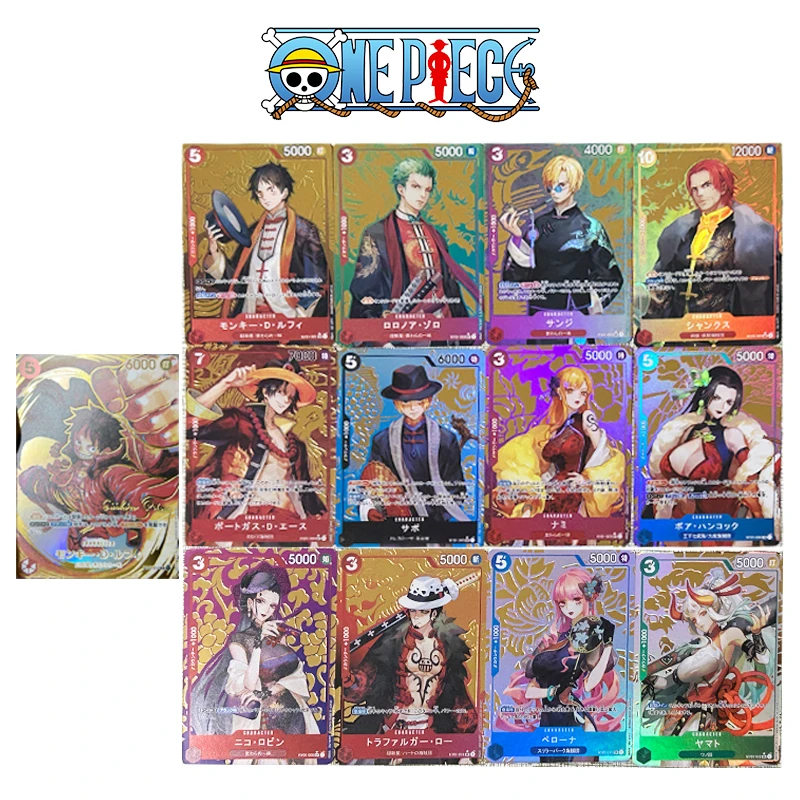 

Diy One Piece Homemade Rare Collection Flash Card Luffy Hancock Nami Anime Characters Cartoon Board Game Toys Christmas Gift