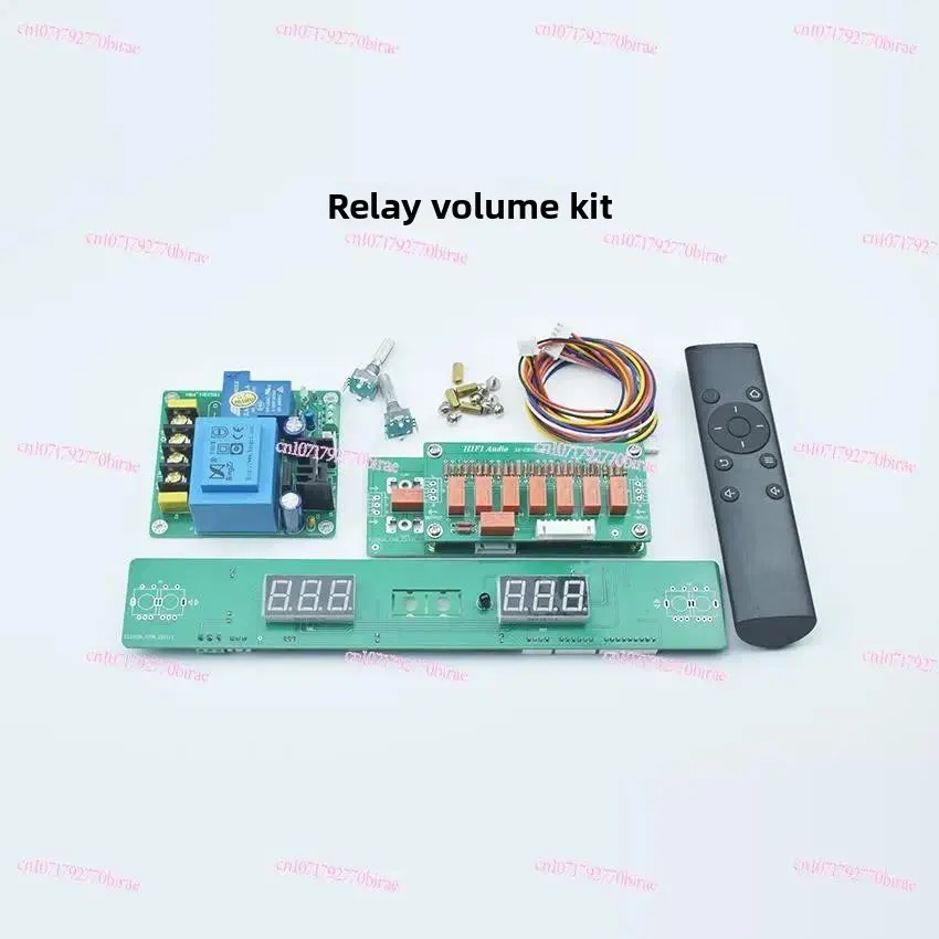 Remote Control Volume Control Board DIY Modification Kit Preamplifier Chassis Relay Resistor Switching Sound Source