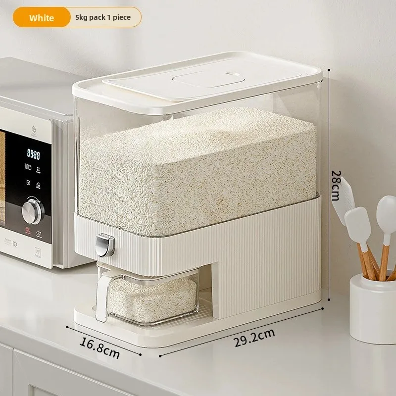 Press the rice bucket, insect-proof and moisture-proof to seal the household.