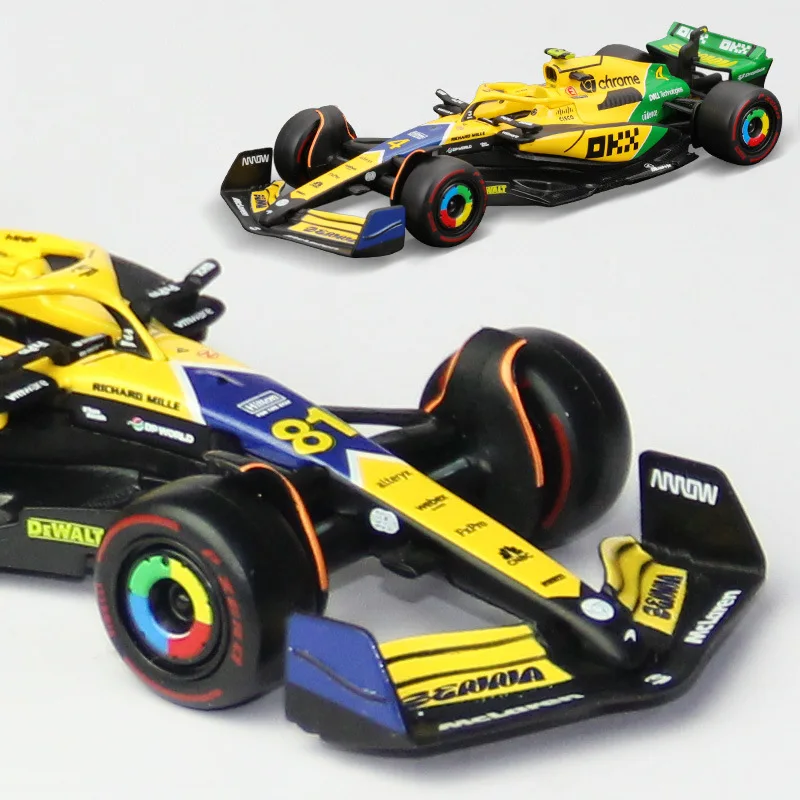 Neues Bburago 1:43 2024 F1 Mclaren Mcl38 Monaco Grand Prix Legierungsauto Miniaturdruckguss # 4. Lando Norris # Ich bin ein Spielzeugmodell von Oscar Piastri