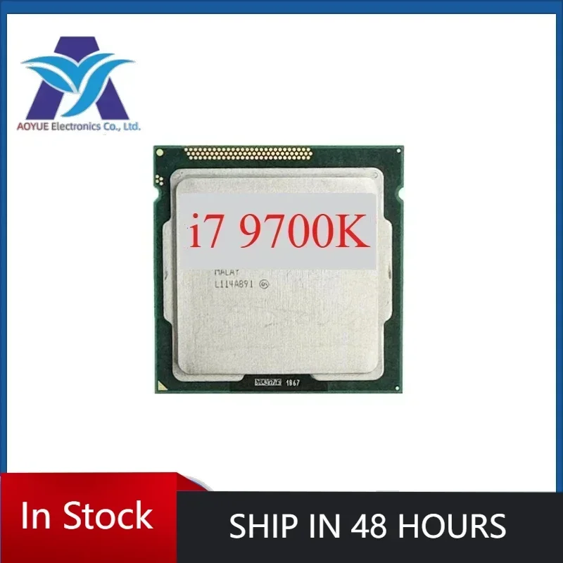 1pcs/lot perfect test Core i7-9700K i7 9700K 3.6GHz Eight-Core Eight-Thread LGA 1151 cpu processor