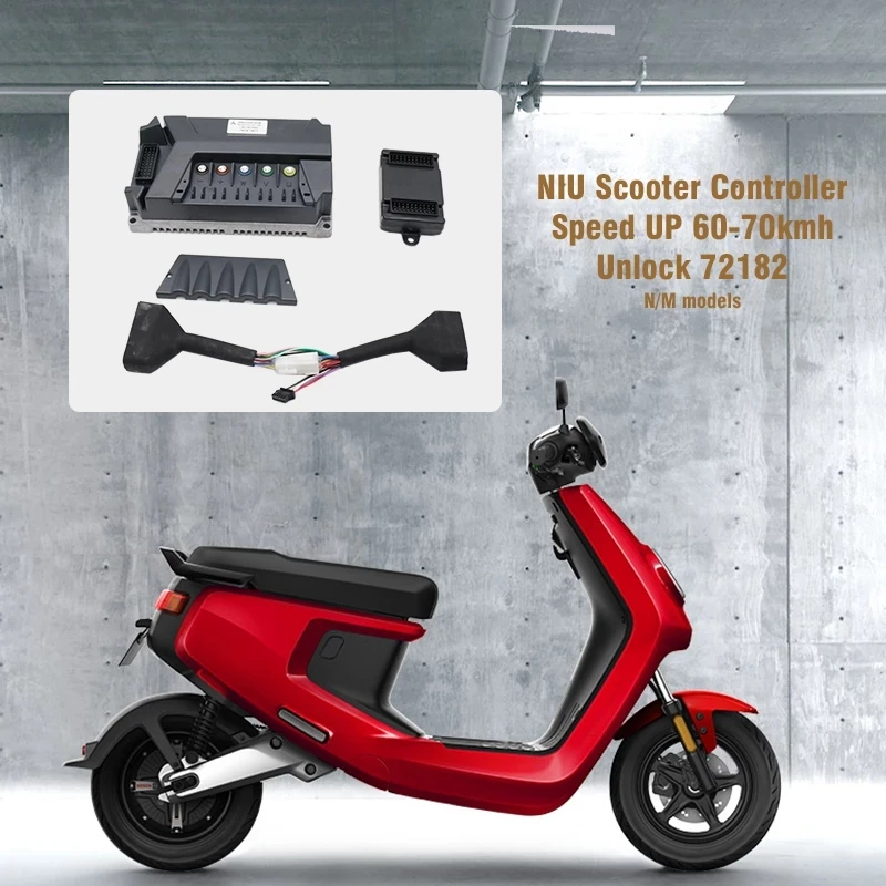 Niu Scooter Controller Programmable Direct-on Unlock 72182 Speed Up 60km/h 70km/h Motor Driver For N1S N1 Model