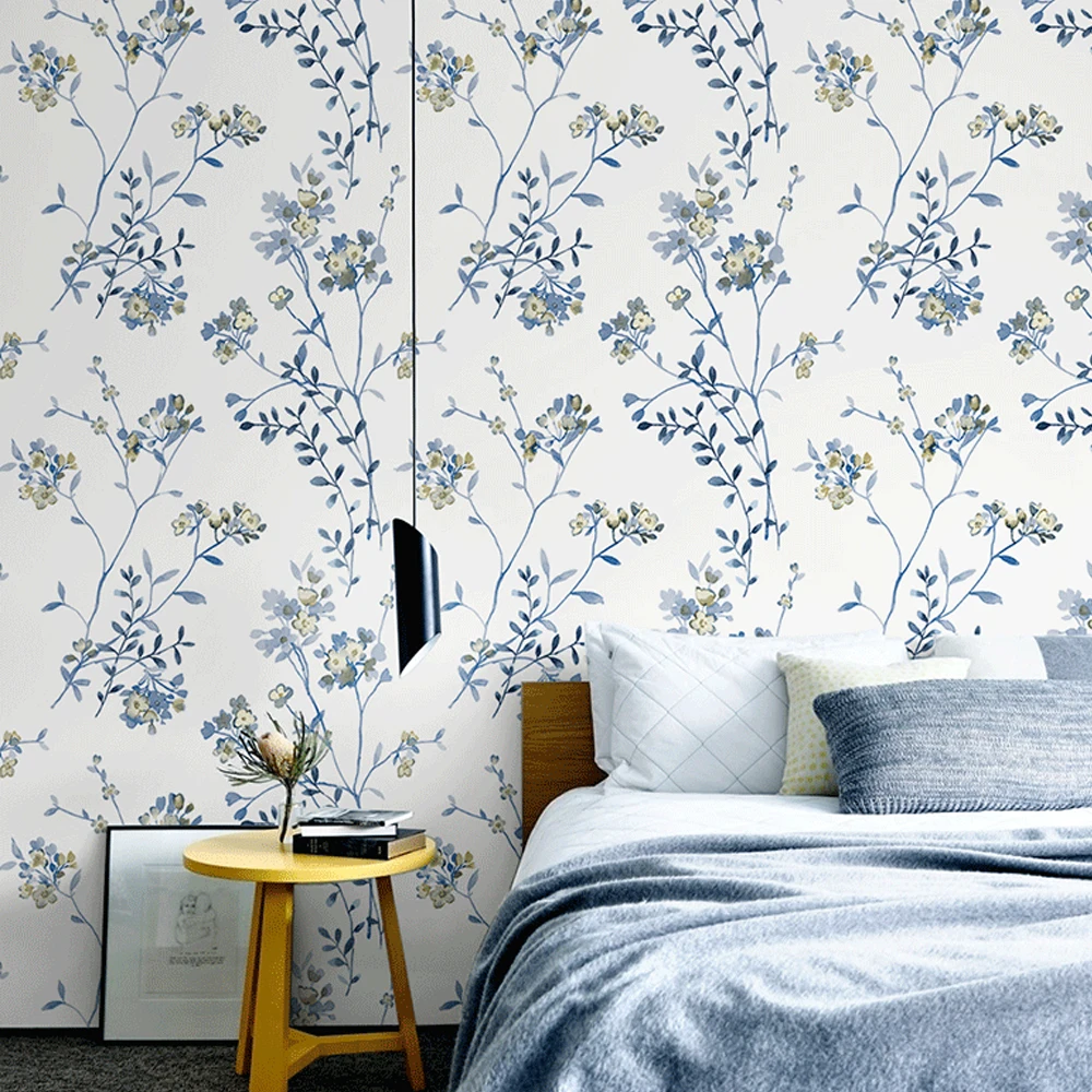 Small Flowers Nordic Ins Wallpaper Modern Countryside Fresh Floral Wallpapers Living Room Bedroom Background Wallcovering