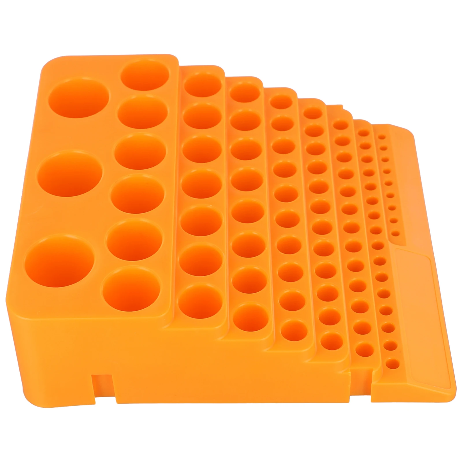 For Milling Cutter Tool Storage Box Storage Box Yellow 84 Holes Polypropylene Super Bearing Capacity Thickened
