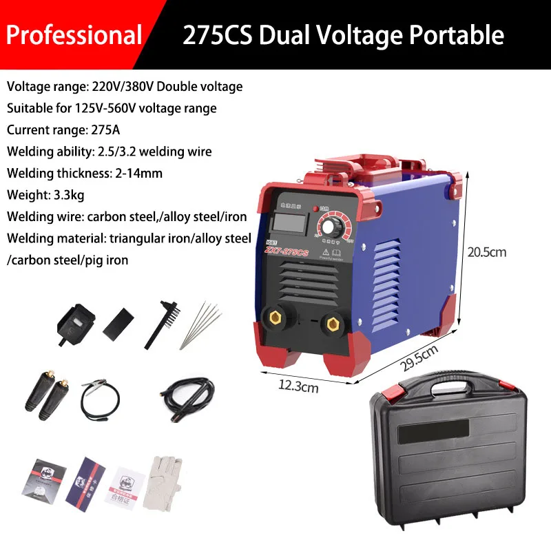 Industrial Power Tools Portable Welder MIG/MMA/TIG/Arc Igbt Inverter 400/500A Esab Ac Dc Copper Wire Electric Welding Machine