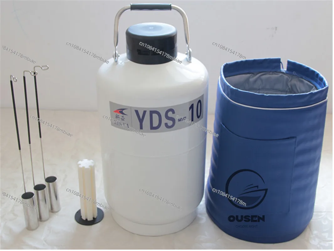 YDS-10/ 3/6/10/15/30L Liquid Nitrogen Container Cryogenic Tank Dewar Liquid Nitrogen Container with Liquid Nitrogen Tank