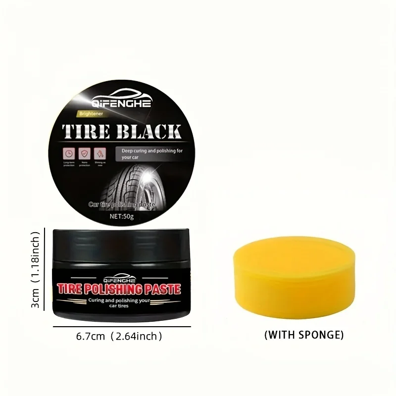 Tire Coating Wax Car Tire Retreading And Film Plating Cream Shiny Paste For Rubber Parts Waterproof Wax With Non-Foaming
