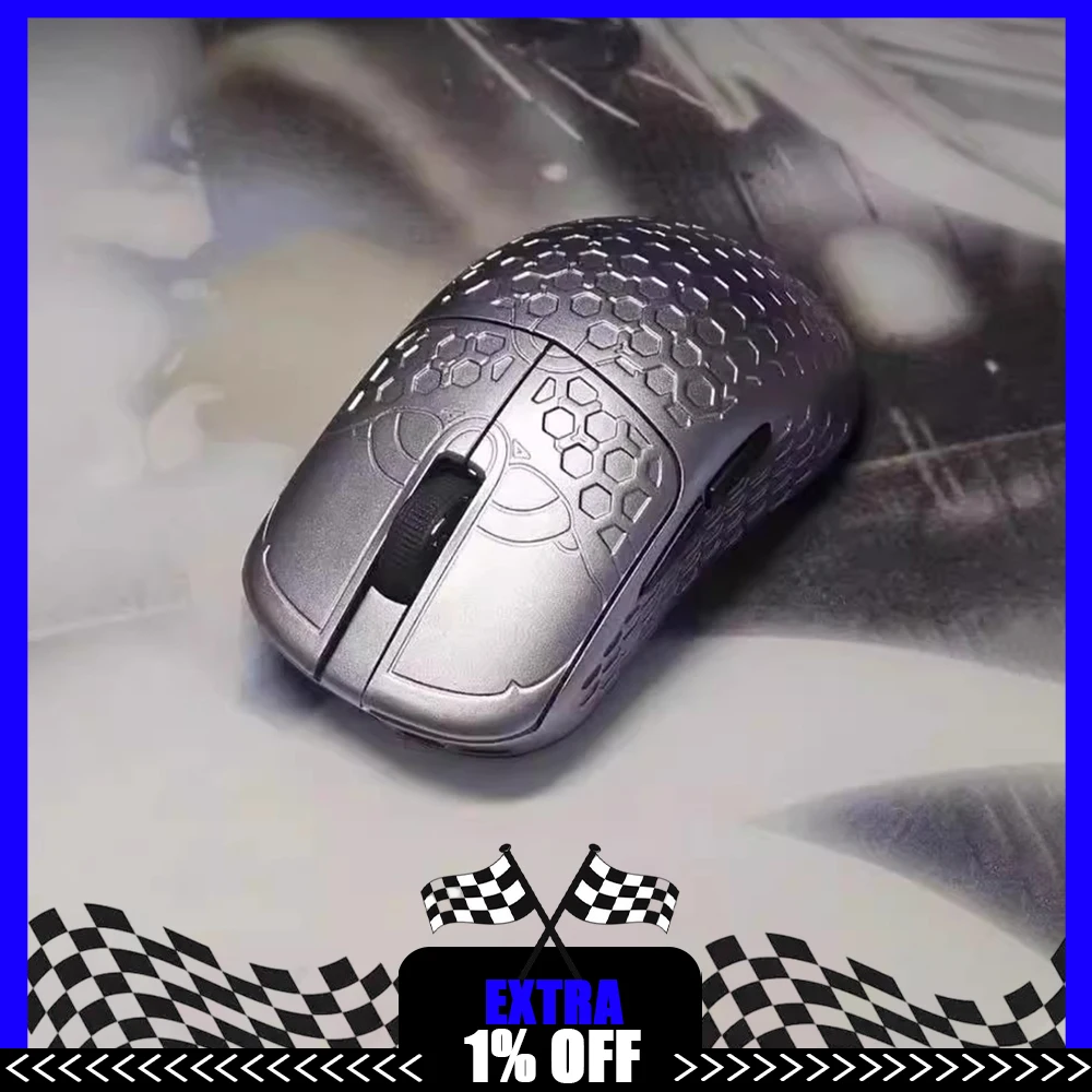 

Finemax Noah Wireless Mouse 3395 Sensor Nordic52840 FPS Gaming Mouse Magnalium 48g Lightweight PC Gmaer Accessories Gifts