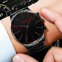 Montre à quartz élégante pour hommes, montre pour hommes d'affaires à la mode, cadeau de Noël et d'Halloween 5