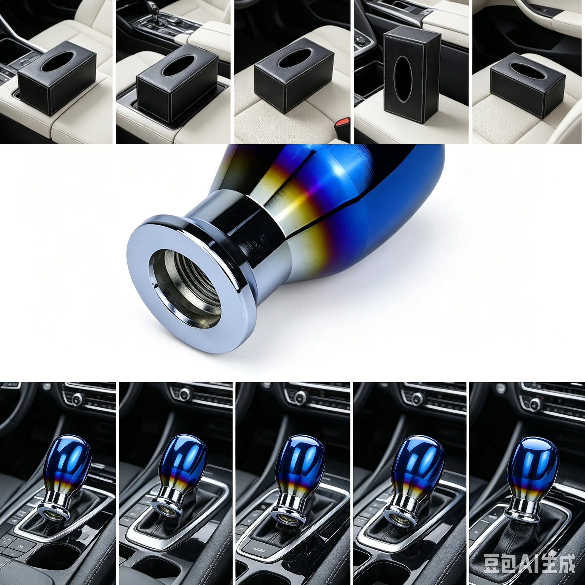 Car Gear Shift Knob Manual Transmission Aluminum Gear Shifter Lever Knob Fit For Universal Car