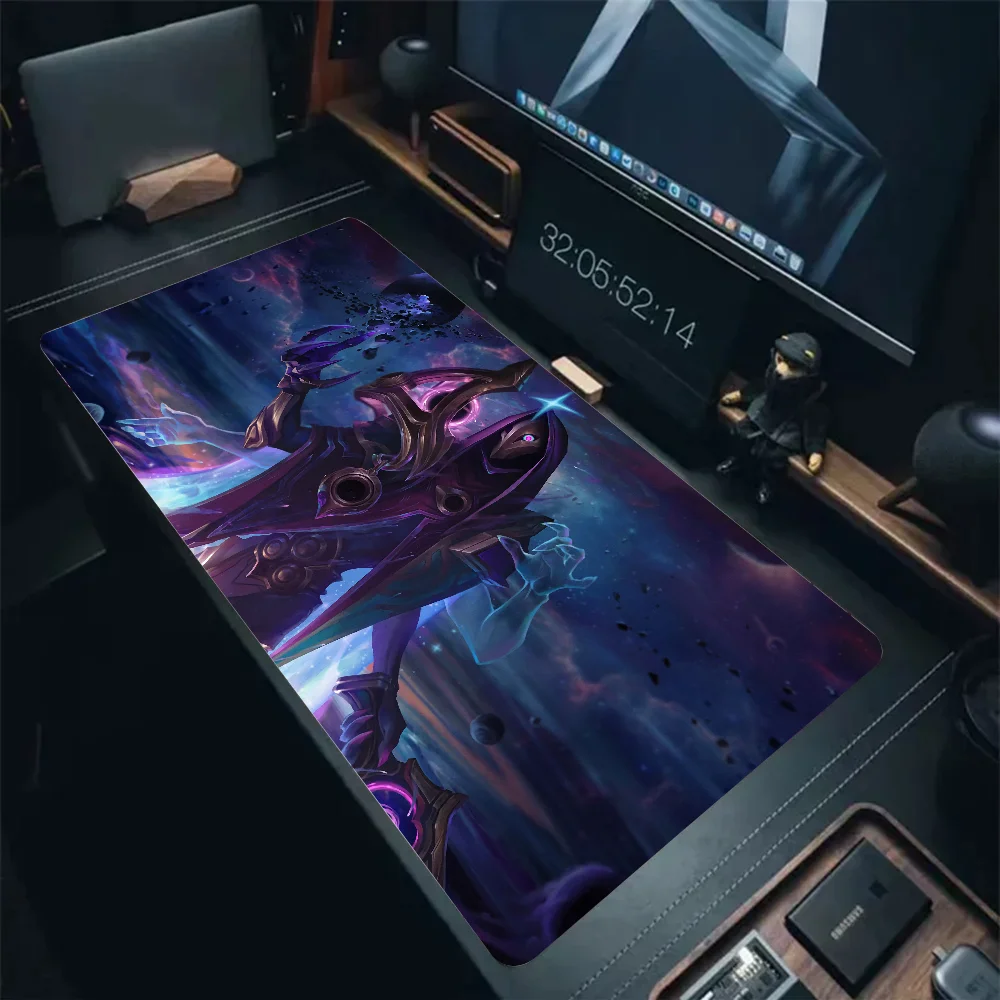 Jhin Dark Cosmic Erasure League of Legends Mousepad Mouse Mat Desk Mat With Pad gaming accessories Prime Gaming XXL Keyboard Pad