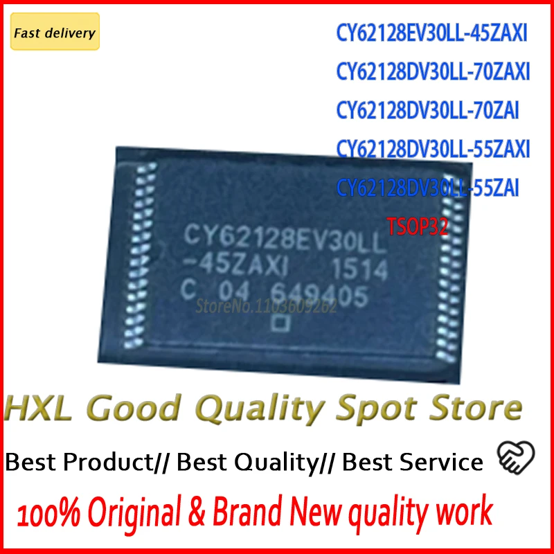 New Original 10PCS CY62128EV30LL-45ZAXI  CY62128DV30LL-55ZAXI CY62128DV30LL / DV30LL-55ZAXI / DV30LL-70ZAXI Spot Fast delivery