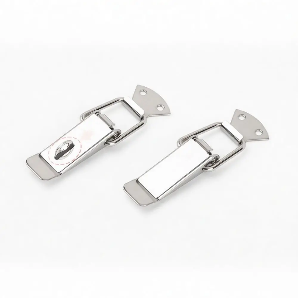 Stainless Steel Toggle Latch Catch Clamp For Wood Toolbox Case Cabinet Fastener Hardware Fitting Secure Closure Mechanism