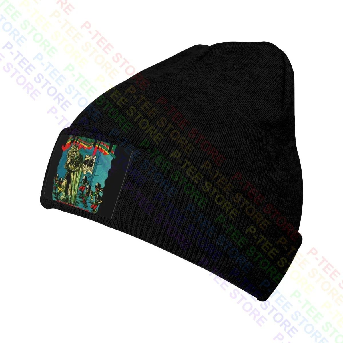 Jethro Tull Stormwatch Concert Knitted Beanie Hat Beanies Cap Trend Splicing Streetwear