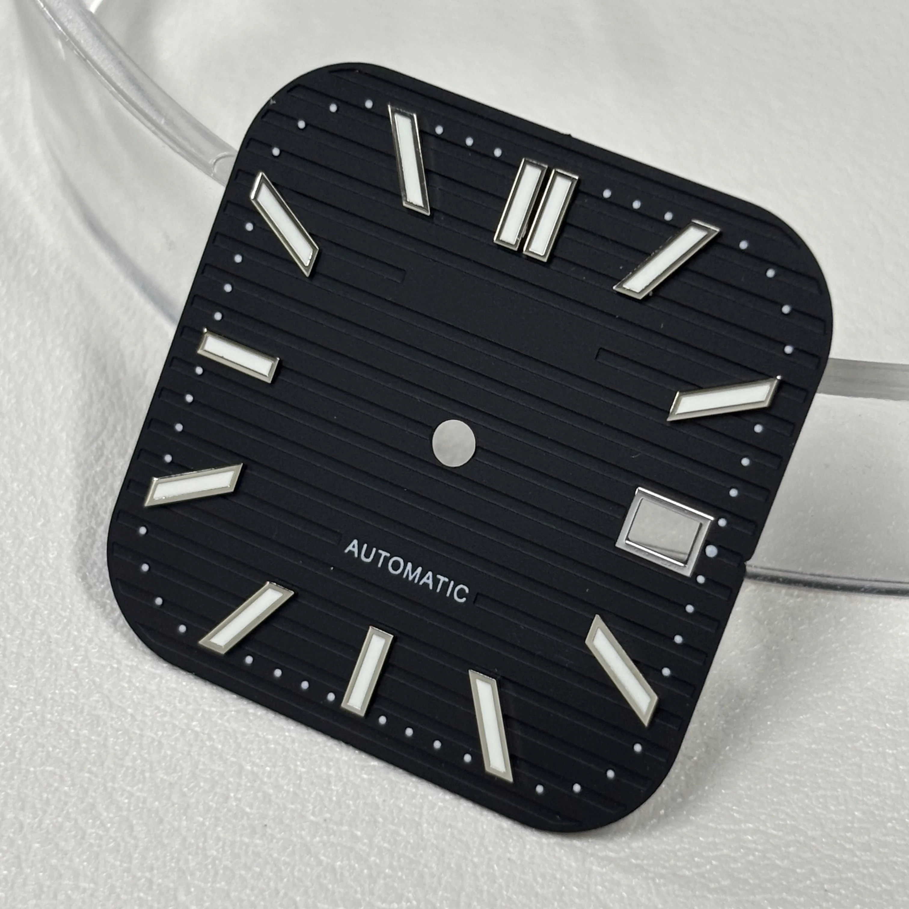 Cassa per orologio stile Nautilus quadrata ultrasottile da 38 mm Movimento adatto NH34 NH35 NH36 Per cassa dell'orologio quadrata NH35 Orologio quadrato alla moda