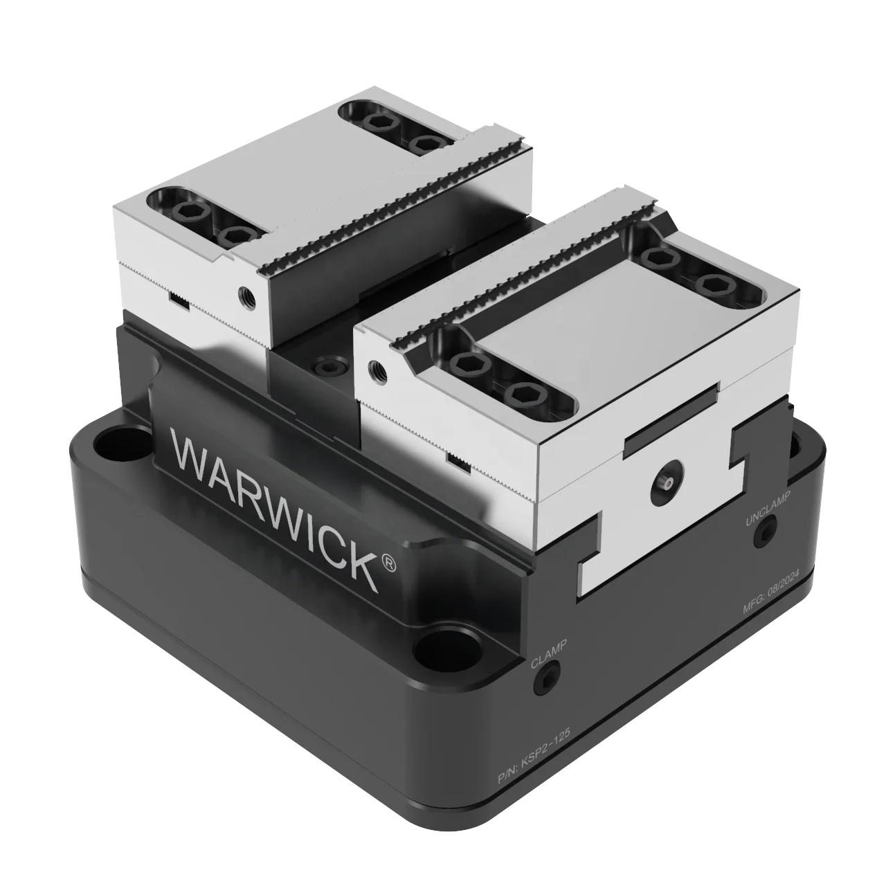 

KSP2-100+YZ-100 China Wholesale Cnc Self-centering Vice Precision Air Pneumatic Vise Workholding With Serrated Steel Hard Jaws