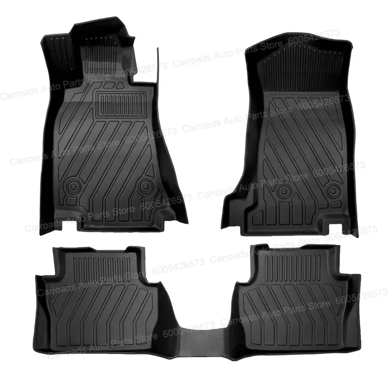 (LHD)Perfect Fit 3D All-Weather TPE Floor Mats for Cadillac CT4 - Eco-Friendly, Anti-Slip, OEM Fit