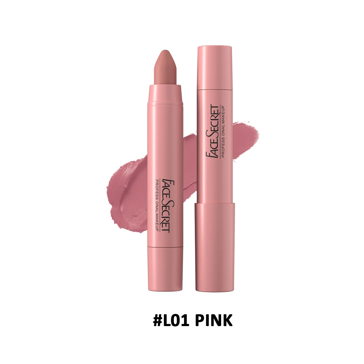 Face Secret 12 لون ماتي قلم أحمر الشفاه مقاوم للماء طويل الأمد بلسم الشفاه المخملية قلم تحديد الشفاه الشفاه ماكياج النساء مستحضرات التجميل