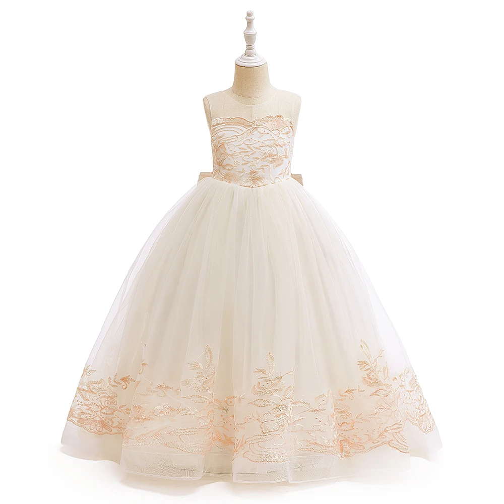 Robe de soirée pour enfants, robe de Rhde mariage pour adolescents, costume de demoiselle d\'honneur princesse, vêtements formels pour enfants, robes