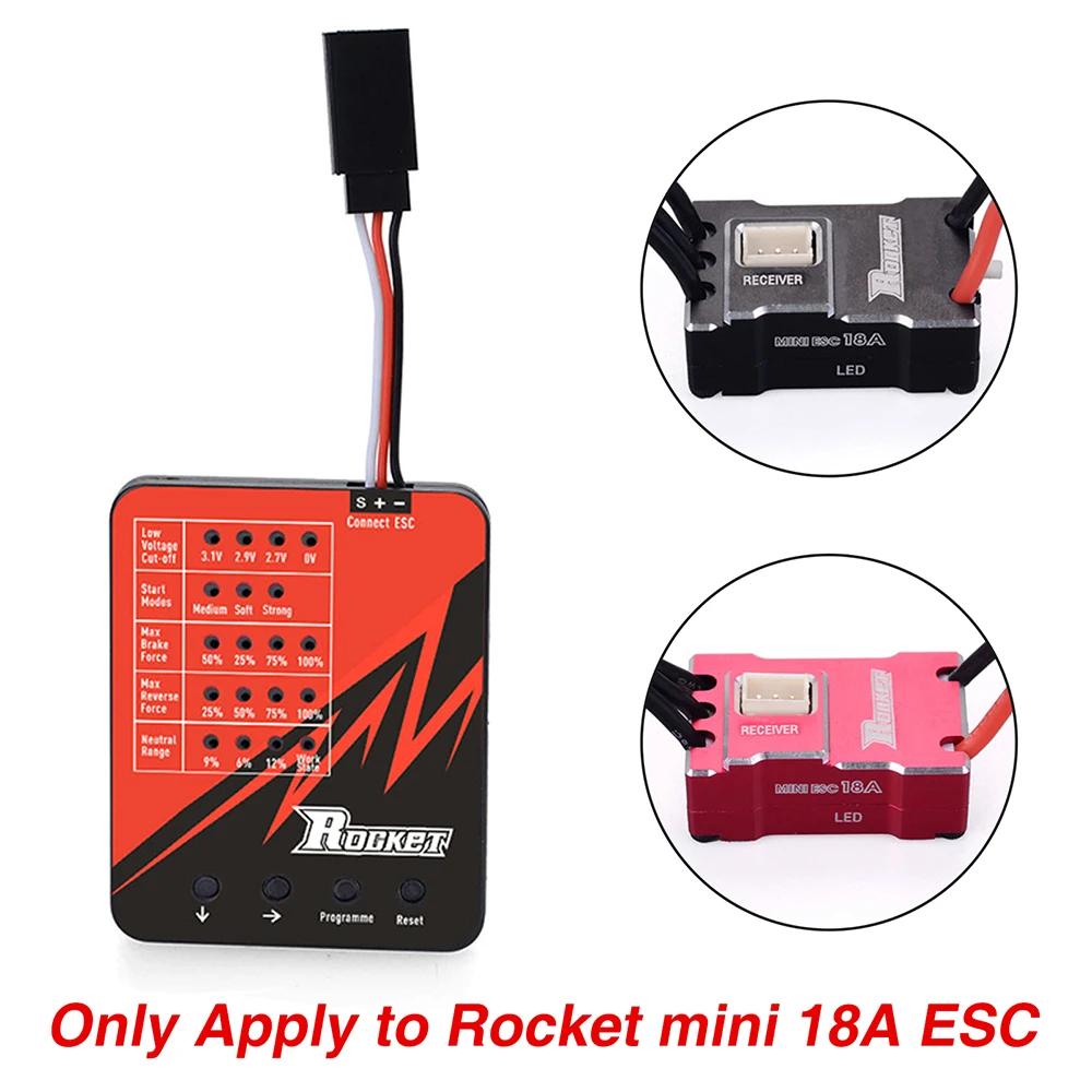 LCD LED Programing Card for Rocket Turbo TS160 V2 160A Hobbywing