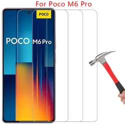 tempered glass for xiaomi poco m6 pro 4g 5g phone case pocom6 procase poc pco m 6 6m m6pro pocom6pro back cover 360 xiomi xaomi