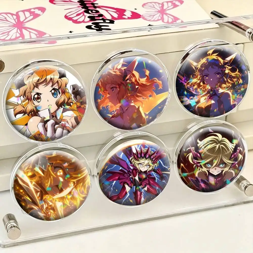 Senki Zesshou Symphogear SYMPHOGEAR 25 32 44 58 75mm Badges Personalized Round Brooches Pins Accessory Gift