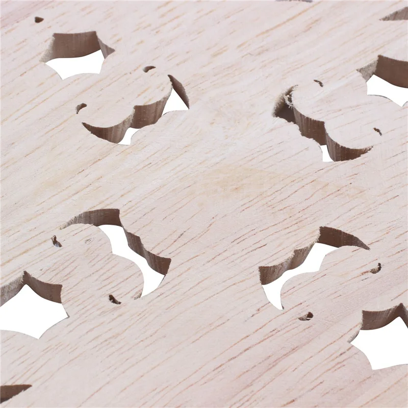 ETRT 4X Wooden Decal Supply European-Style Applique Real Wood Carving Accessories And Retail.Woodcarving 15X15x2cm