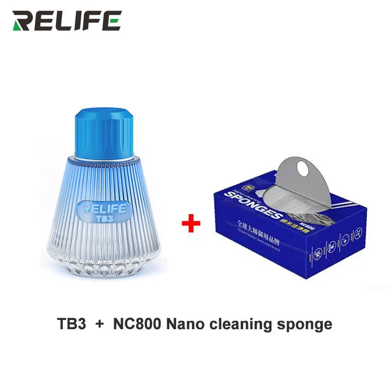 

Relife TB3 Alcohol Glass Bottle Copper Core Pump Triple Leak Prevention 150ml Large Capacity Suitable For Phone Cleaning Repair