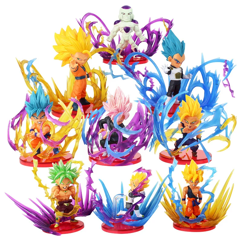 5-10cm Drachen ball Scatola Magia Borsa Fortunata Goku Vegeta Super Saiya Action figuren Modello Anime Scatola Cieca Giocattoli