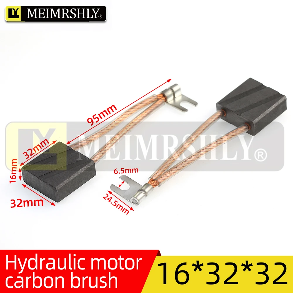 8pcs 10X40X32MM 0009718189 Linde electric forklift MEIMRSHLY E16C drive motor carbon brush