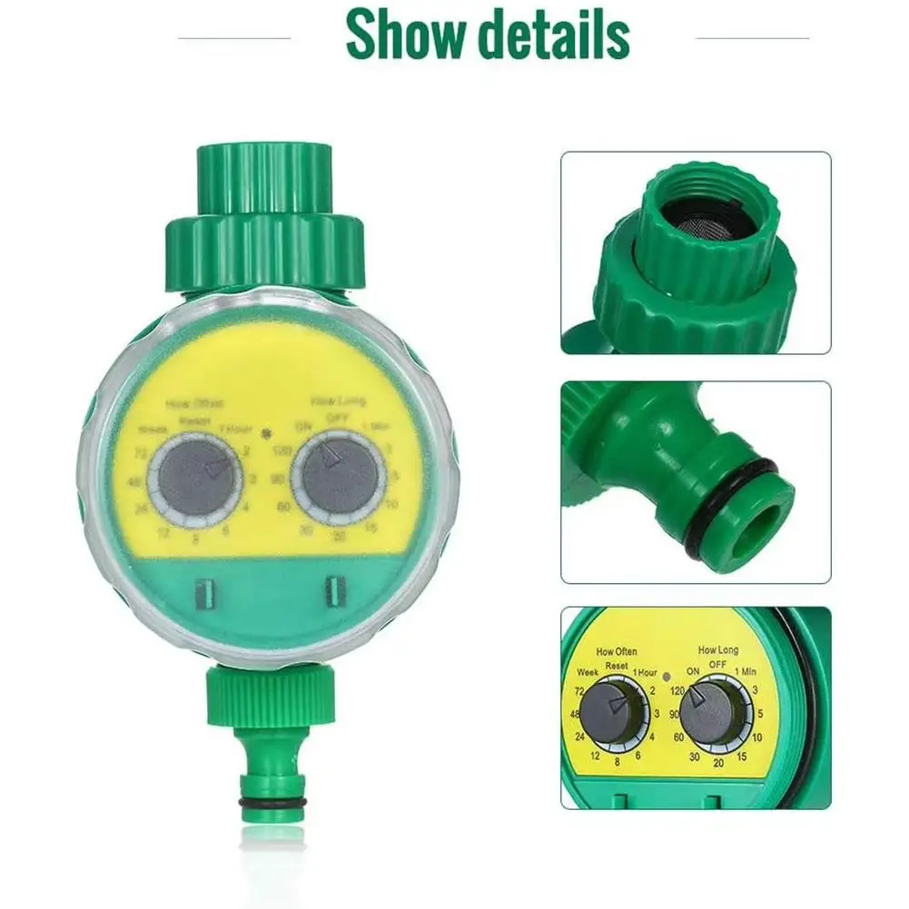 Urządzenie do automatycznego nawadniania oszczędny i wydajny sterownik nawadniania Timer do nawadniania inteligentny czasomierz przycisków obrotowych