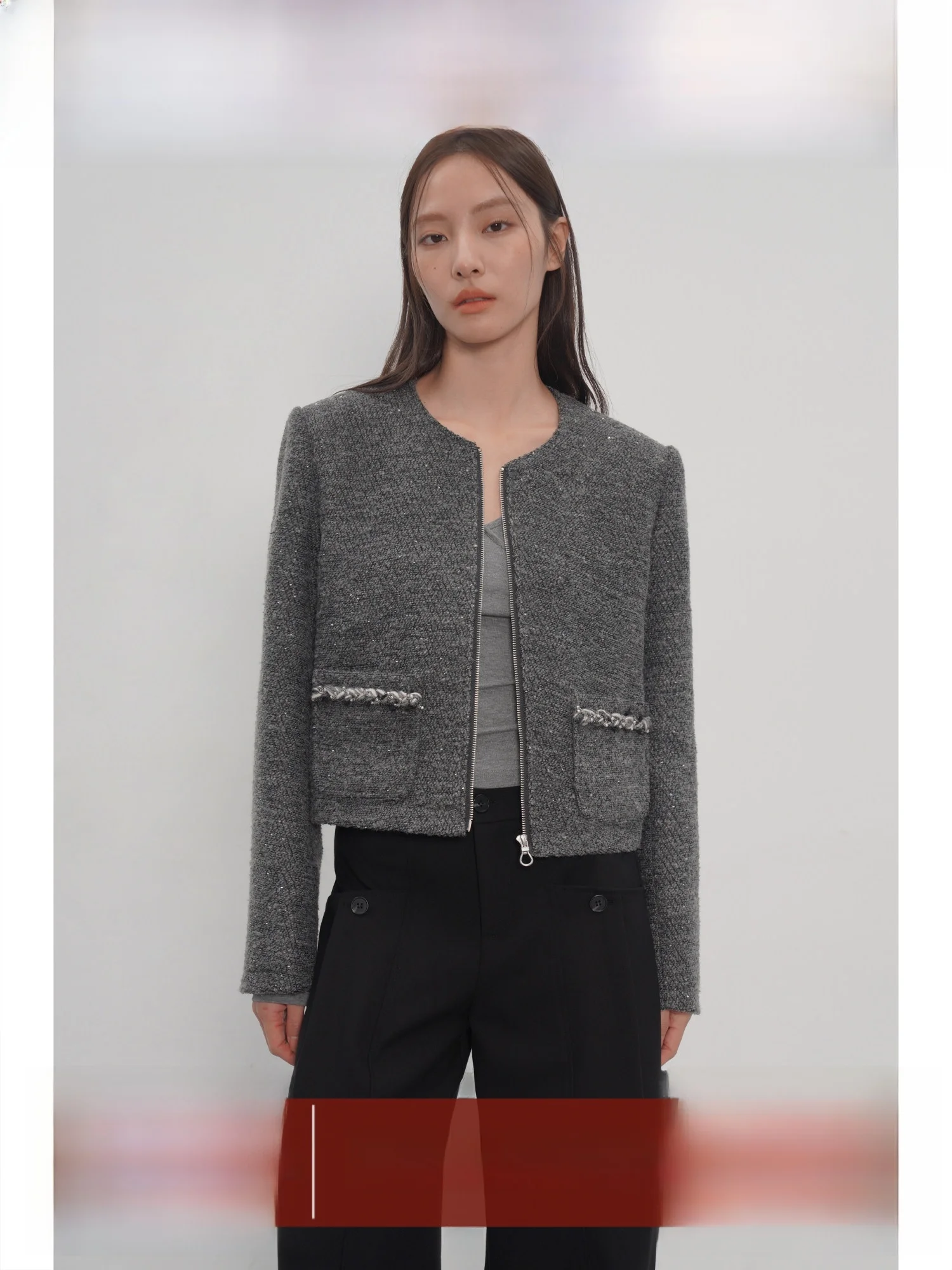 

Женское шерстяное пальто EIGHTHMONTH: приталенное, с декоративными элементами, для повседневной носки, с длинными рукавами, тонкое, стандартного кроя