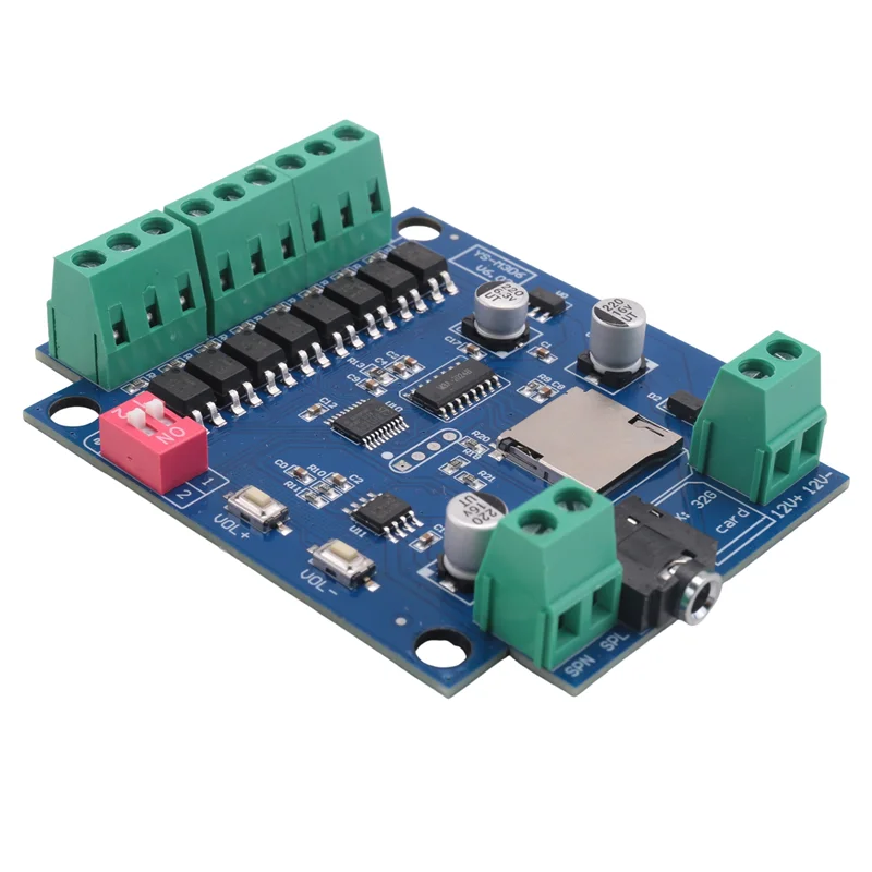 A68Z MP3 Voice Playback Module Multi-Mode Amplifier With Alarm Prompt, Voice Broadcast, Multiple Trigger Mode Functions