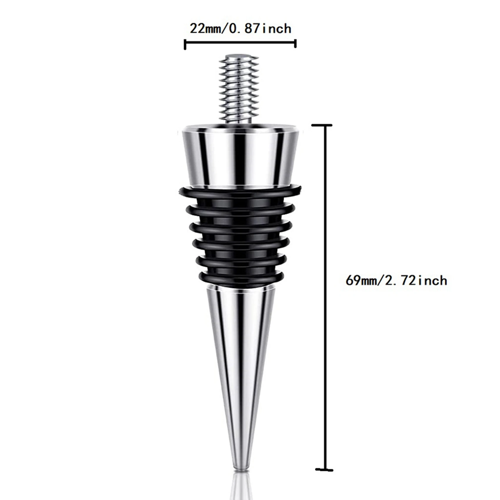 

【Набор для праздников】12 металлических пробок для бутылок из цинкового сплава, многоразовые пробки-заглушки для вина, набор пробок для сохранения свежести вина