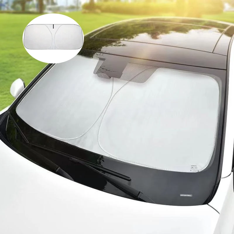 

Солнцезащитный экран для лобового стекла автомобиля, складной, теплоизоляционный, УФ-отражающий, для летней защиты при парковке