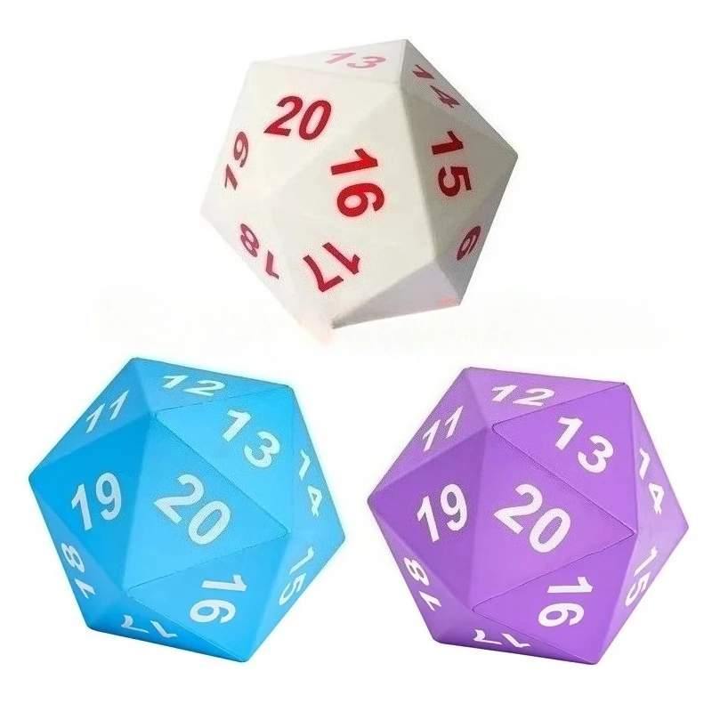 

2025 NEW Polyhedral Dice 80mm D20 Foam Dice