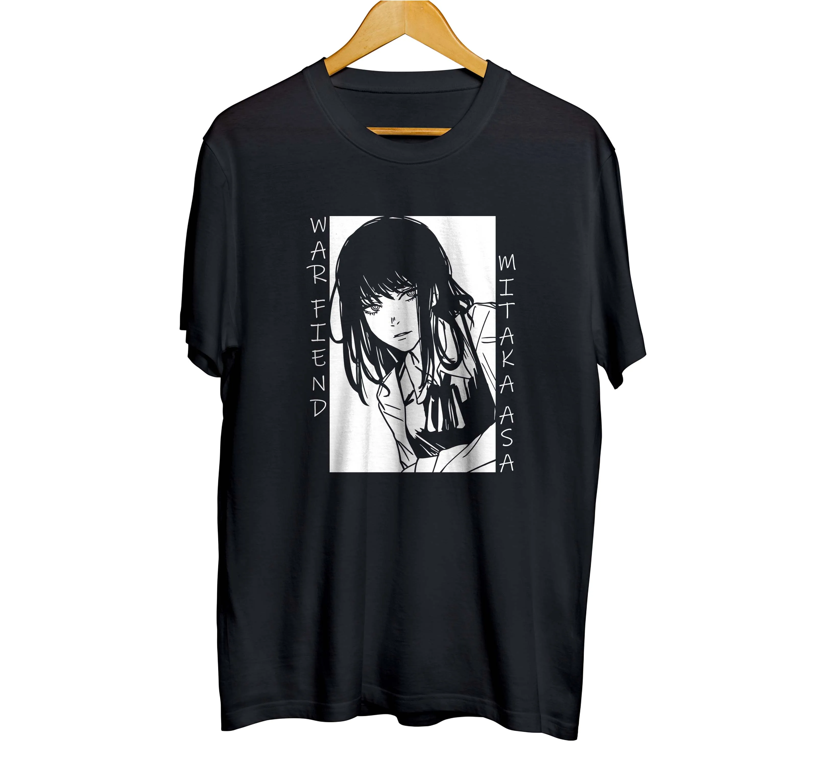 

T-Shirts distro anime ASA MITAKA - CHAINSAN SAW 100% cotton combed 30s