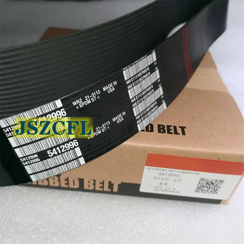 1PC New 5412996 for Cummins QSK19 Engine generator set fan belt  V Ribbed Belt