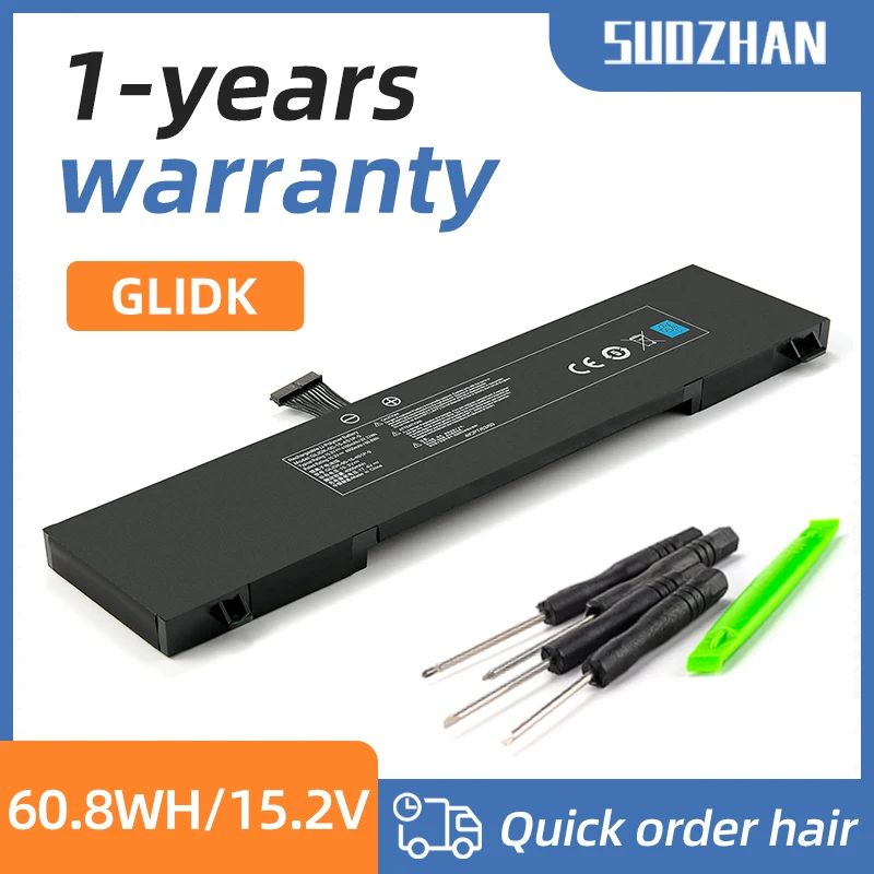 SUOZAHN GLIDK-00-15-4S1P GKIDT-00-13-3S2P-0 Laptop Battery For XPG XENIA 15,XMG Fusion 15 XFU15L19,QC7,LAPQC71A 71B GDL7000