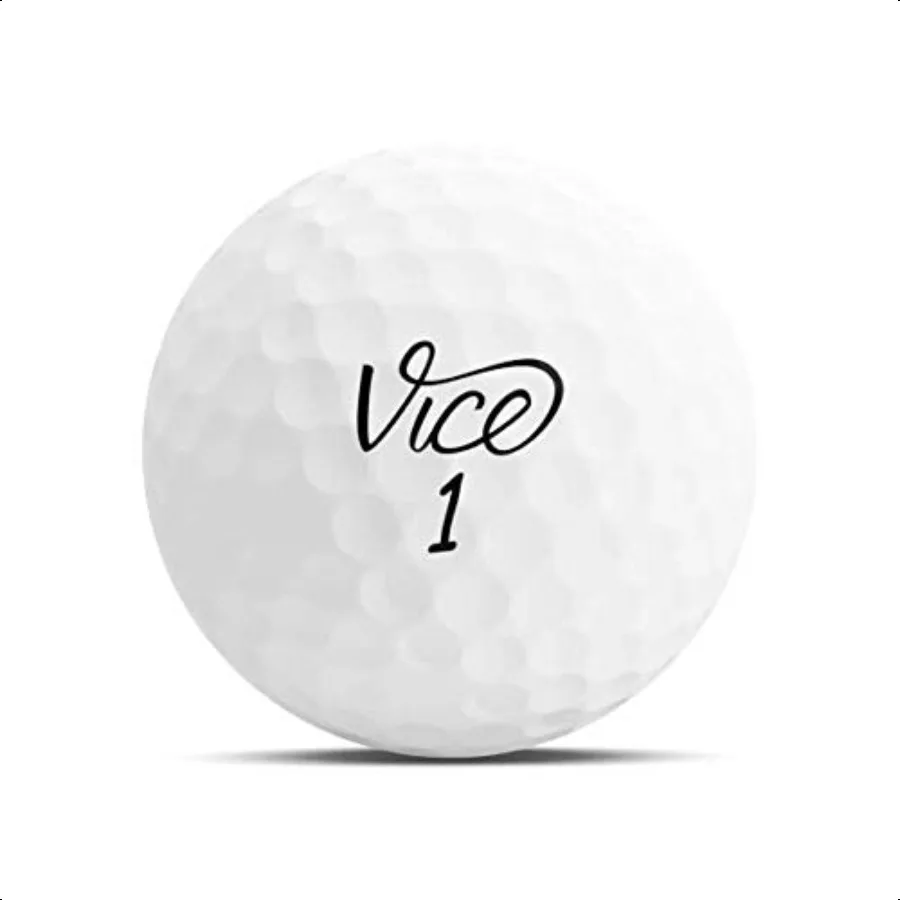 Мягкие мячи для гольфа Vice Golf Pro, белые One Dozen